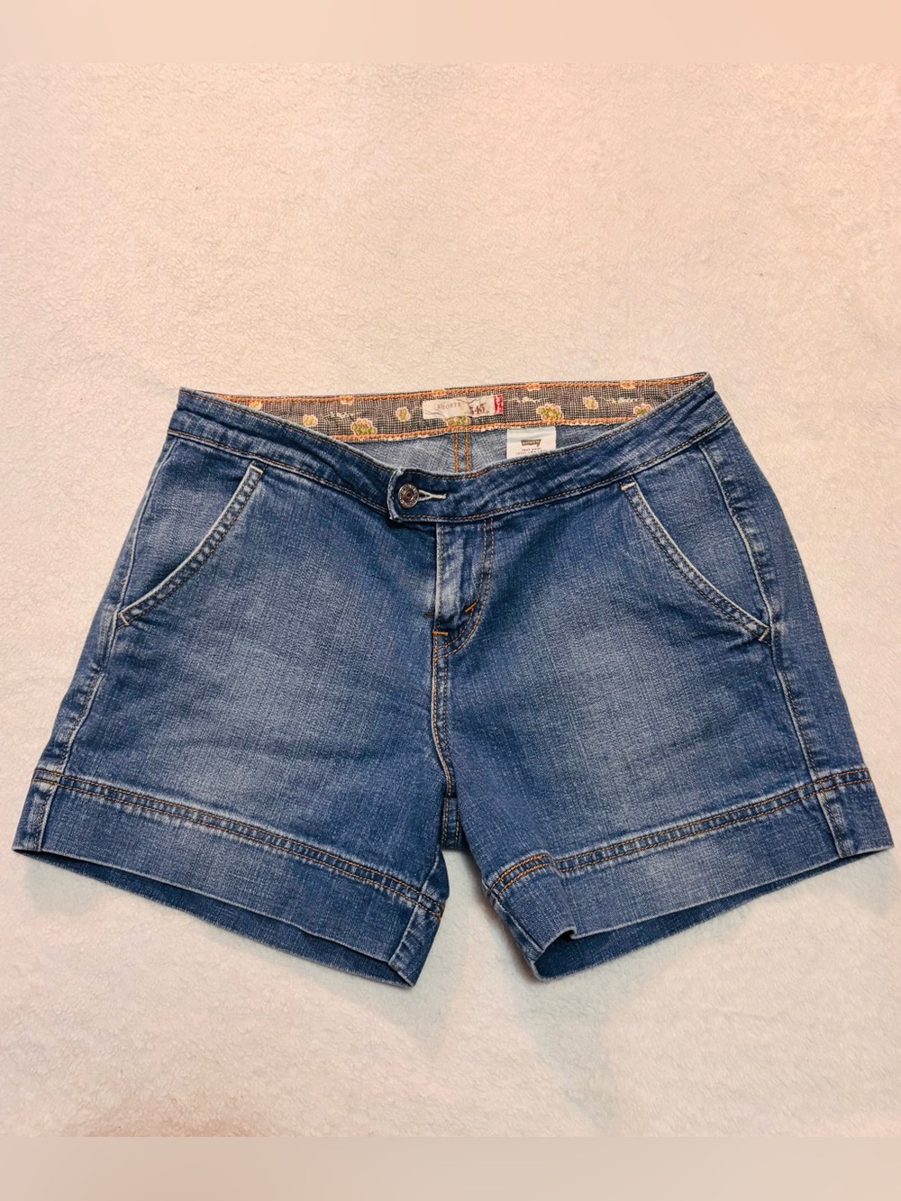 Levi's Blue Denim Jean Shorts